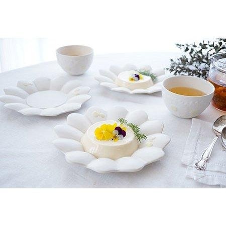 ｜隱隱選物｜【現貨】益子燒 吉澤窯/職人手作 花朵瑪格麗特 粉紅蝴蝶/黃蝴蝶-細節圖8