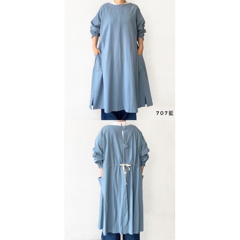 ｜隱隱選物｜【現貨】Fabori 長款 割烹着2way KAPPOGI 圍裙-細節圖5