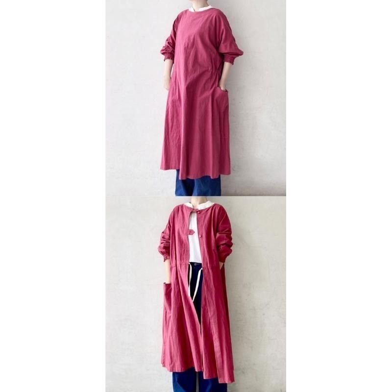 ｜隱隱選物｜【現貨】Fabori 長款 割烹着2way KAPPOGI 圍裙-細節圖6