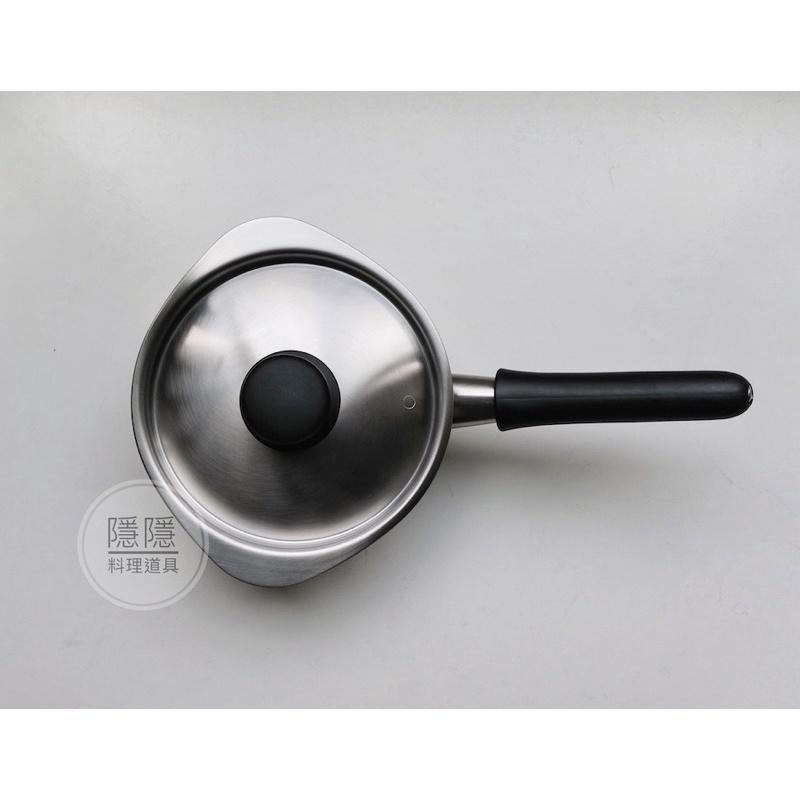 ｜隱隱選物｜【現貨】低價！搶便宜！！柳宗理 消光/霧面 不鏽鋼牛奶鍋16cm/18cm(附蓋)/單手鍋22cm-細節圖5