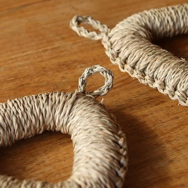 ｜隱隱選物｜【現貨】日雜 Zakka 海草三角形鍋敷 小/大-細節圖3