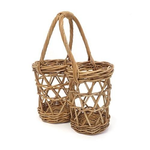 ｜隱隱選物｜【現貨】THE AROROG 藤編飲料置物籃-細節圖2