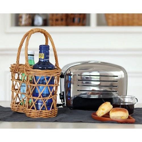 ｜隱隱選物｜【現貨】THE AROROG 藤編飲料置物籃-細節圖6