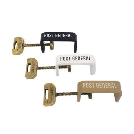 ｜隱隱選物｜【現貨】POSTGENERAL  黃銅桌邊固定夾 白 黑 沙米色-細節圖5