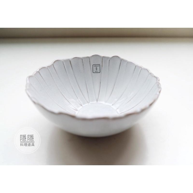 ｜隱隱選物｜【現貨】美濃燒 六魯 盛山白唐輪花深鉢 日製 （有盒）-細節圖4