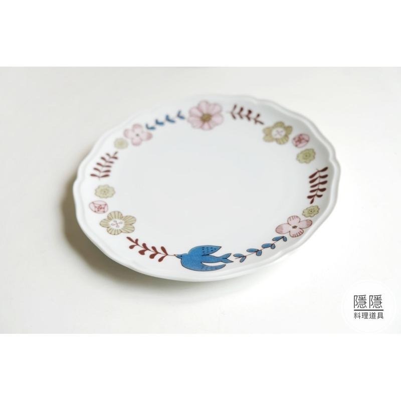 ｜隱隱選物｜【現貨】九谷燒 青鳥/粉紅花 or 青鳥/藍花 花圈-細節圖2