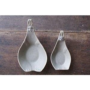 ｜隱隱選物｜【現貨】益子燒 人氣//吉澤窯/職人手作 兔寶寶飯勺-細節圖4