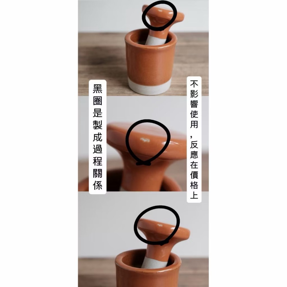｜隱隱選物｜【現貨】瀬戸燒 搗香料/香料研磨 白/橙-規格圖6
