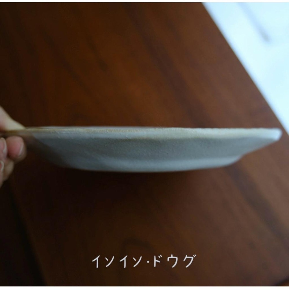 ｜隱隱選物｜【現貨】益子燒 職人-若林健吾 木槿花圓盤/器皿-細節圖5