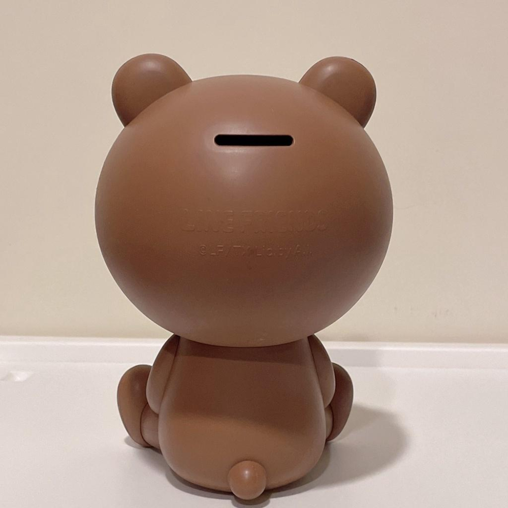 LINE FRIENDS 熊大造型時鐘 (也是存錢筒公仔)-細節圖2