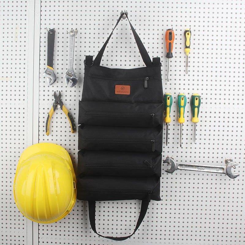 水電工具包【酪旅子】多功能工具包 五金工具包 工具包 維修工具收納包 帆布工具包 多層工具包 分層工具包【0218】-細節圖4