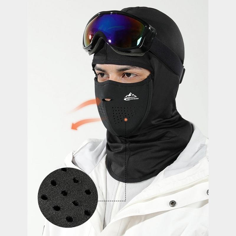 磁吸面罩 滑雪面罩 保暖頭套【酪旅子】騎行頭套 護臉面罩 自行車頭套 保暖面罩 磁吸式穿脫【0188-0267】-細節圖7