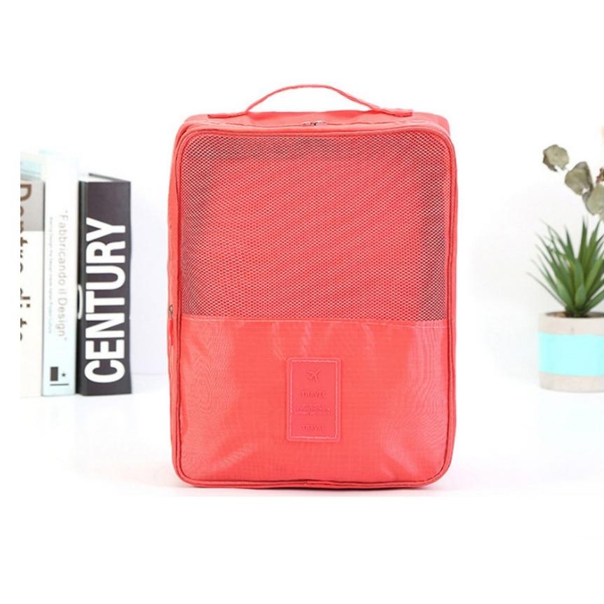 鞋子收納袋【酪旅子】 旅行袋 二代升級大容量 防水 鞋類收納袋 雙層 鞋子收納包 化妝包 衣物包 旅行包【0013】-細節圖5