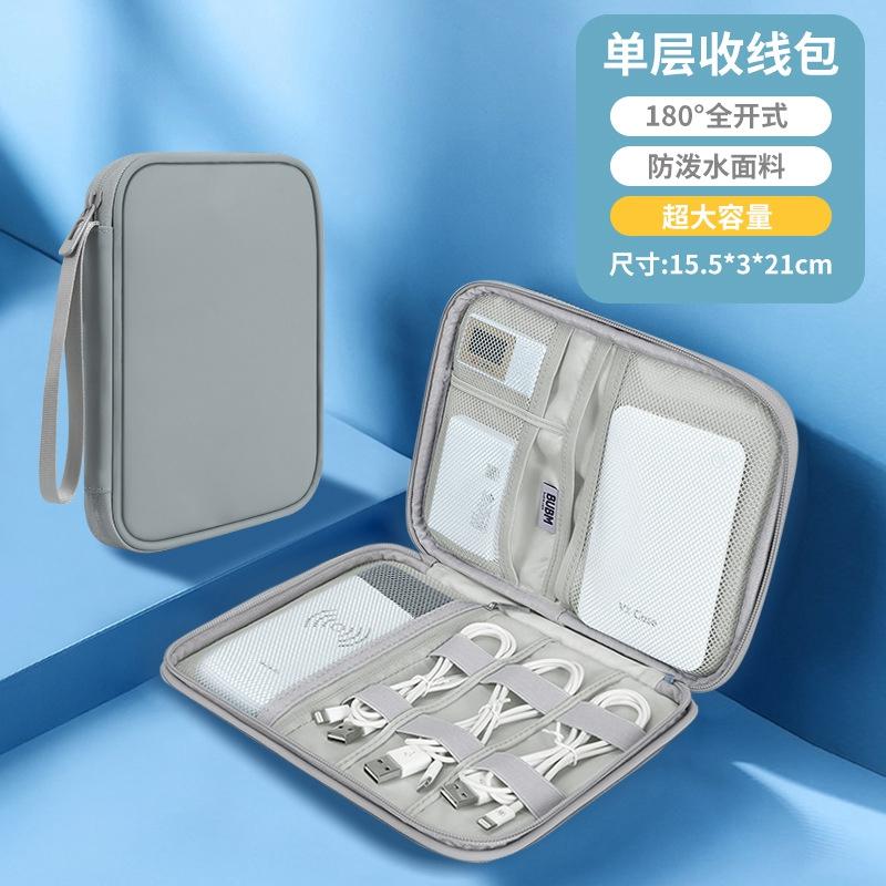 BUBM 行動電源收納包【酪旅子】充電線收納包 3C配件收納包 小物收納包 隨身收納包 耳機收納包 【0200】-細節圖6