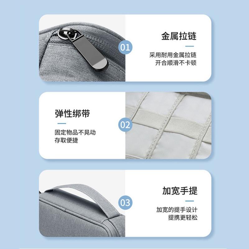 BUBM 行動電源收納包【酪旅子】USB收納包 充電線收納包 3C配件收納包 隨身收納包 耳機收納包 【0201】-細節圖4