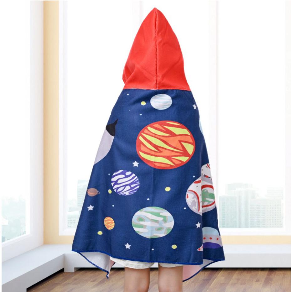 兒童連帽浴巾【酪旅子】連帽浴巾 浴巾斗篷 浴巾衣 浴衣 披風 沙灘衣 游泳浴巾 海灘斗篷【0162】-細節圖7