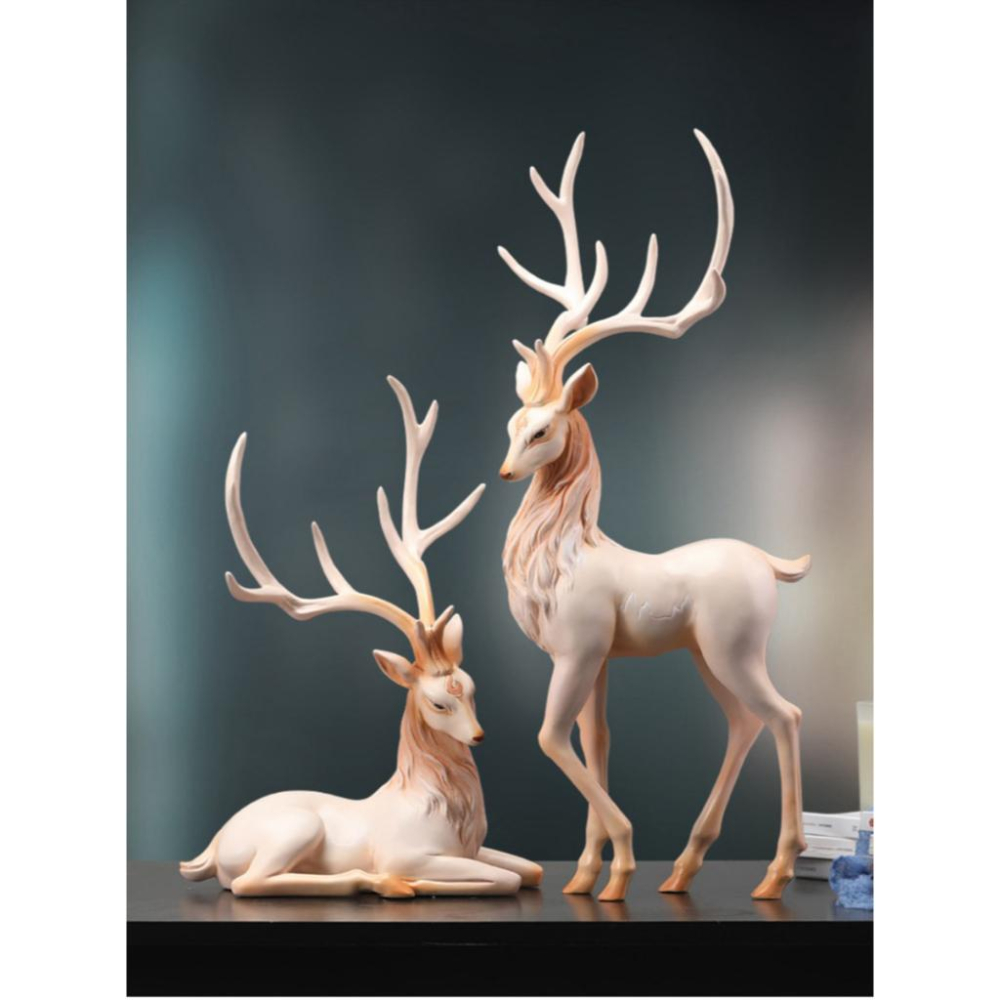 北歐風麋鹿擺設【酪旅子】玄關擺設 麋鹿公仔 聖誕節裝飾 麋鹿擺設 喬遷新居禮物 居家裝飾 麋鹿裝飾【0287】-細節圖8