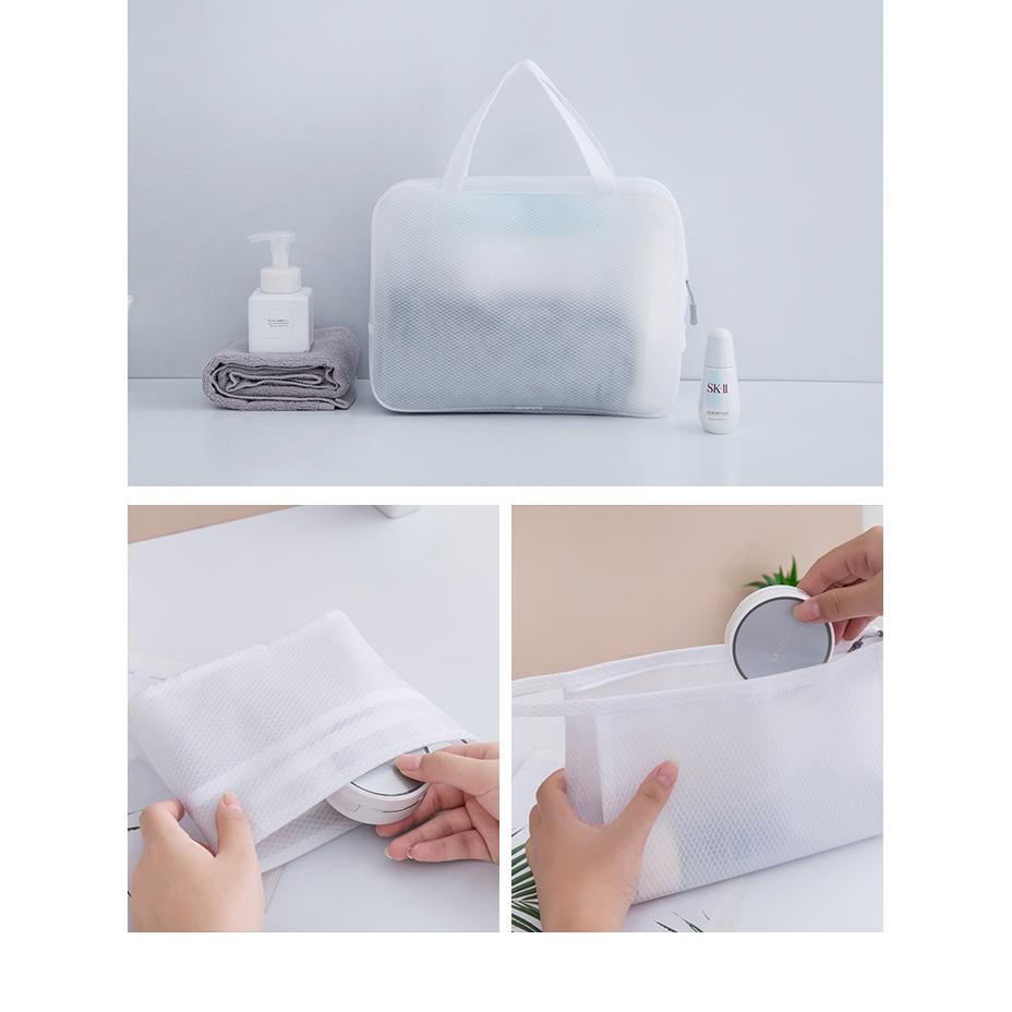 防水盥洗包【酪旅子】洗漱包 盥洗包 旅行收納袋 旅行化妝包 化妝分類袋 手提袋 游泳包【0086】-細節圖7