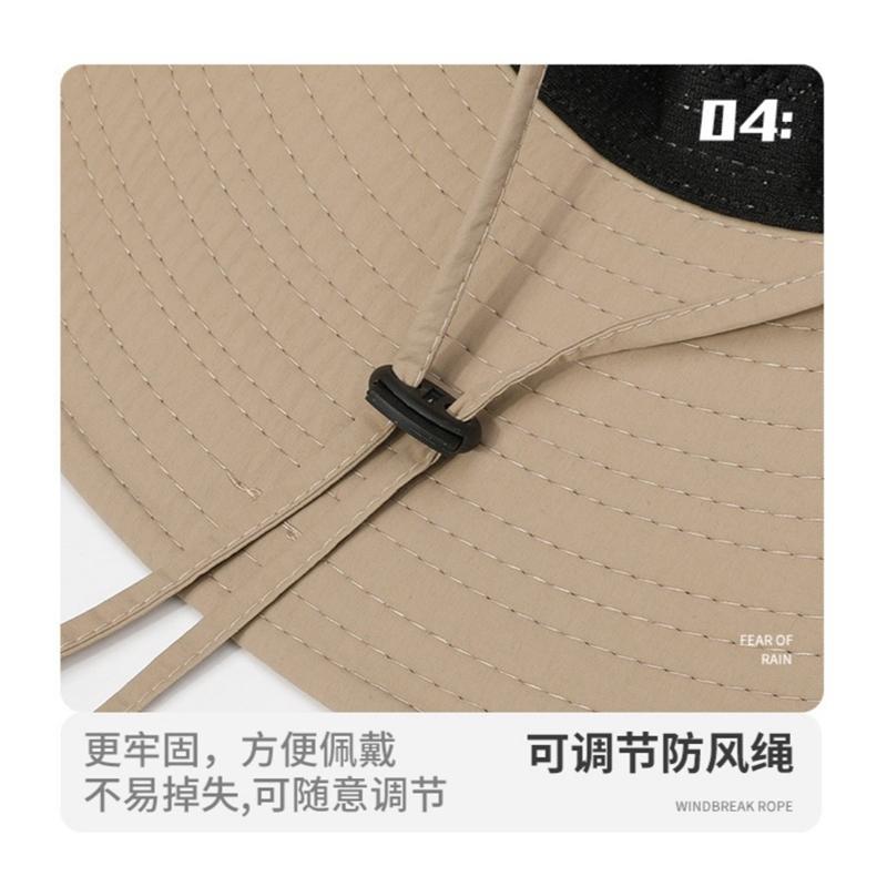 加大帽沿漁夫帽【酪旅子】防曬帽 美式漁夫帽 加大帽沿 防曬帽 遮陽帽 釣魚帽 夏季防曬帽 大面積遮陽帽【0189】-細節圖5