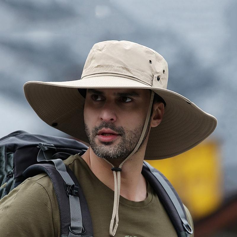 加大帽沿漁夫帽【酪旅子】防曬帽 美式漁夫帽 加大帽沿 防曬帽 遮陽帽 釣魚帽 夏季防曬帽 大面積遮陽帽【0189】-細節圖8