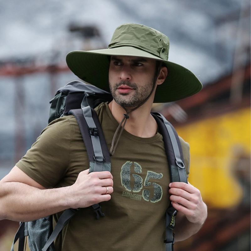 加大帽沿漁夫帽【酪旅子】防曬帽 美式漁夫帽 加大帽沿 防曬帽 遮陽帽 釣魚帽 夏季防曬帽 大面積遮陽帽【0189】-細節圖9