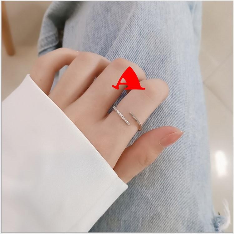 【Miss.情人節】[台灣發貨] 韓版S925幾何戒指 時尚優雅女戒指 910-細節圖3