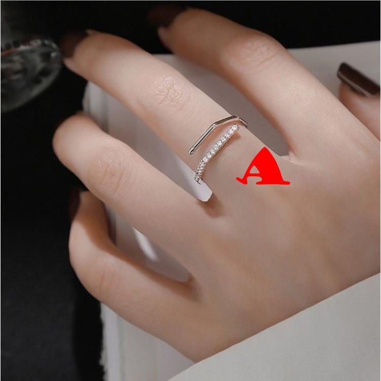 【Miss.情人節】[台灣發貨] 韓版S925幾何戒指 時尚優雅女戒指 910-細節圖5