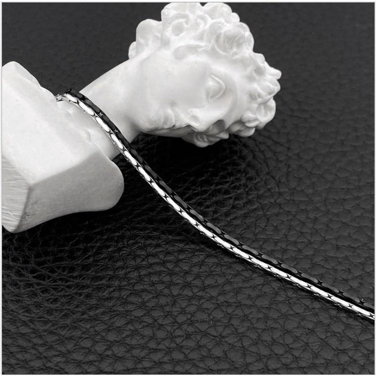 【Miss.情人節】台灣出貨 韓版316鈦鋼項鍊 鈦鋼男女款項鏈 鈦鋼男女款項鏈 男項鍊 女項鍊 不鏽鋼項鏈 鈦鋼項鏈-細節圖4