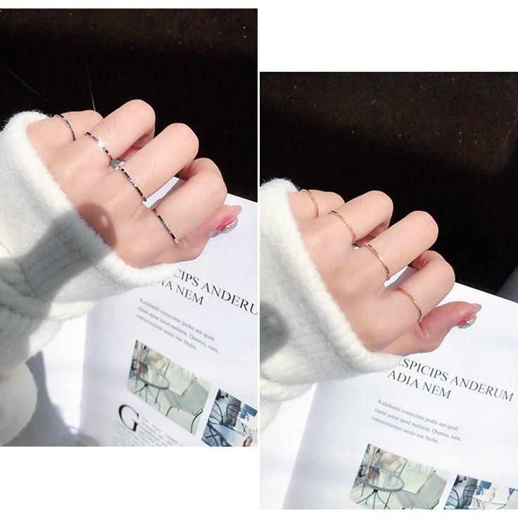 【Miss.情人節】日韓鈦鋼尾戒 極細亮面簡約鈦鋼戒指 關節戒指 女戒 尾戒 對戒 飾品 簡約細版關節戒指 013-細節圖3