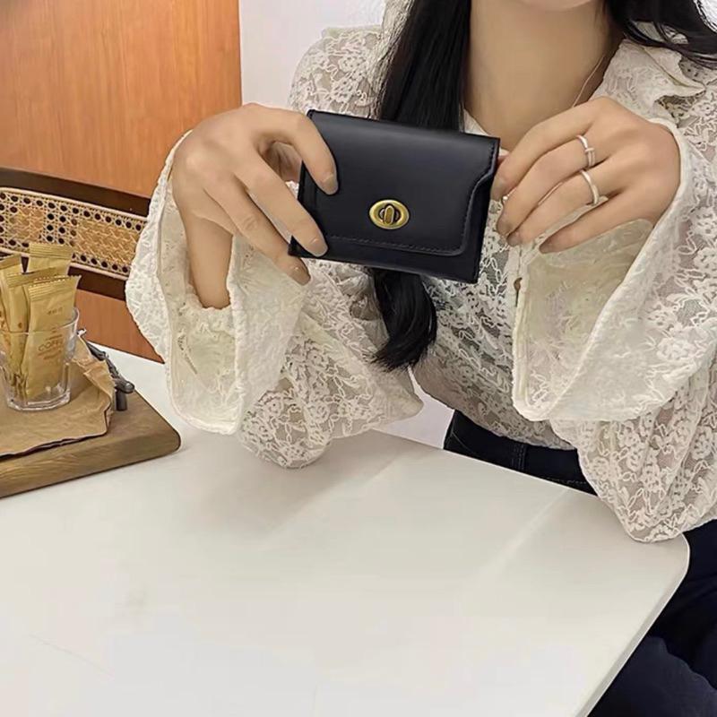 ᴴᴬᴷᵁᴺᴬᴹᴬᵀᴬᵀᴬ｜小廢包の必備❕訂製款質感復古小皮夾/8color-細節圖6