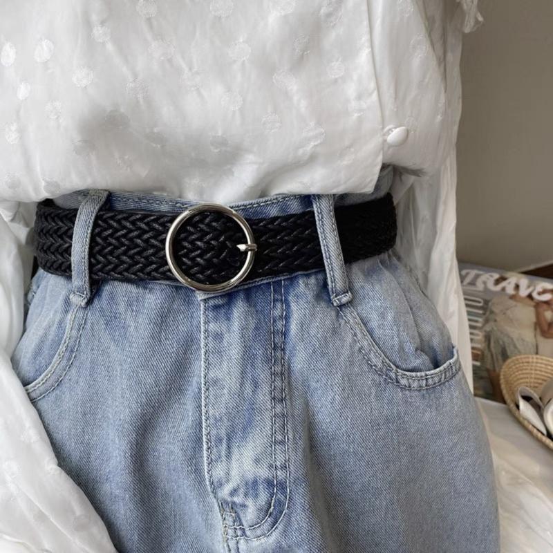 ᴴᴬᴷᵁᴺᴬᴹᴬᵀᴬᵀᴬ｜個性女孩必備❕質感編織風格皮帶/三色-細節圖3