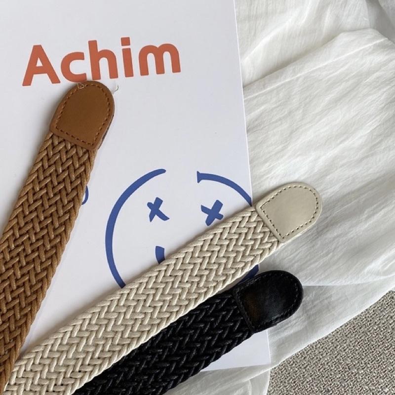 ᴴᴬᴷᵁᴺᴬᴹᴬᵀᴬᵀᴬ｜個性女孩必備❕質感編織風格皮帶/三色-細節圖4