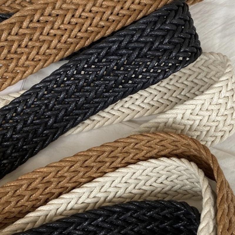 ᴴᴬᴷᵁᴺᴬᴹᴬᵀᴬᵀᴬ｜個性女孩必備❕質感編織風格皮帶/三色-細節圖5