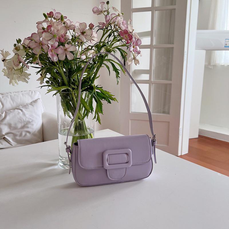 ᴴᴬᴷᵁᴺᴬᴹᴬᵀᴬᵀᴬ｜《泰清新》質感皮革復古波利單肩包/4Color-細節圖2