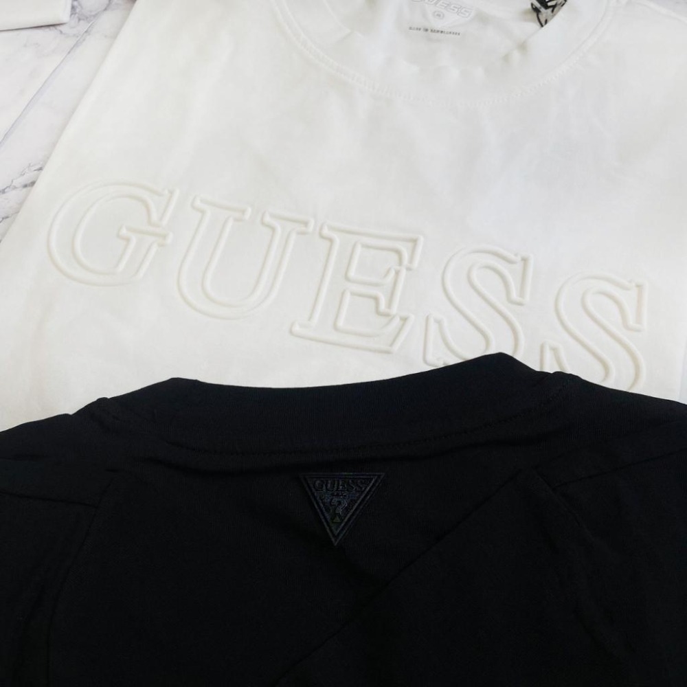 Guess 男生衣著 男生成人 GUESS短T 短T  情侶裝 T恤 經典文字 短袖-細節圖6