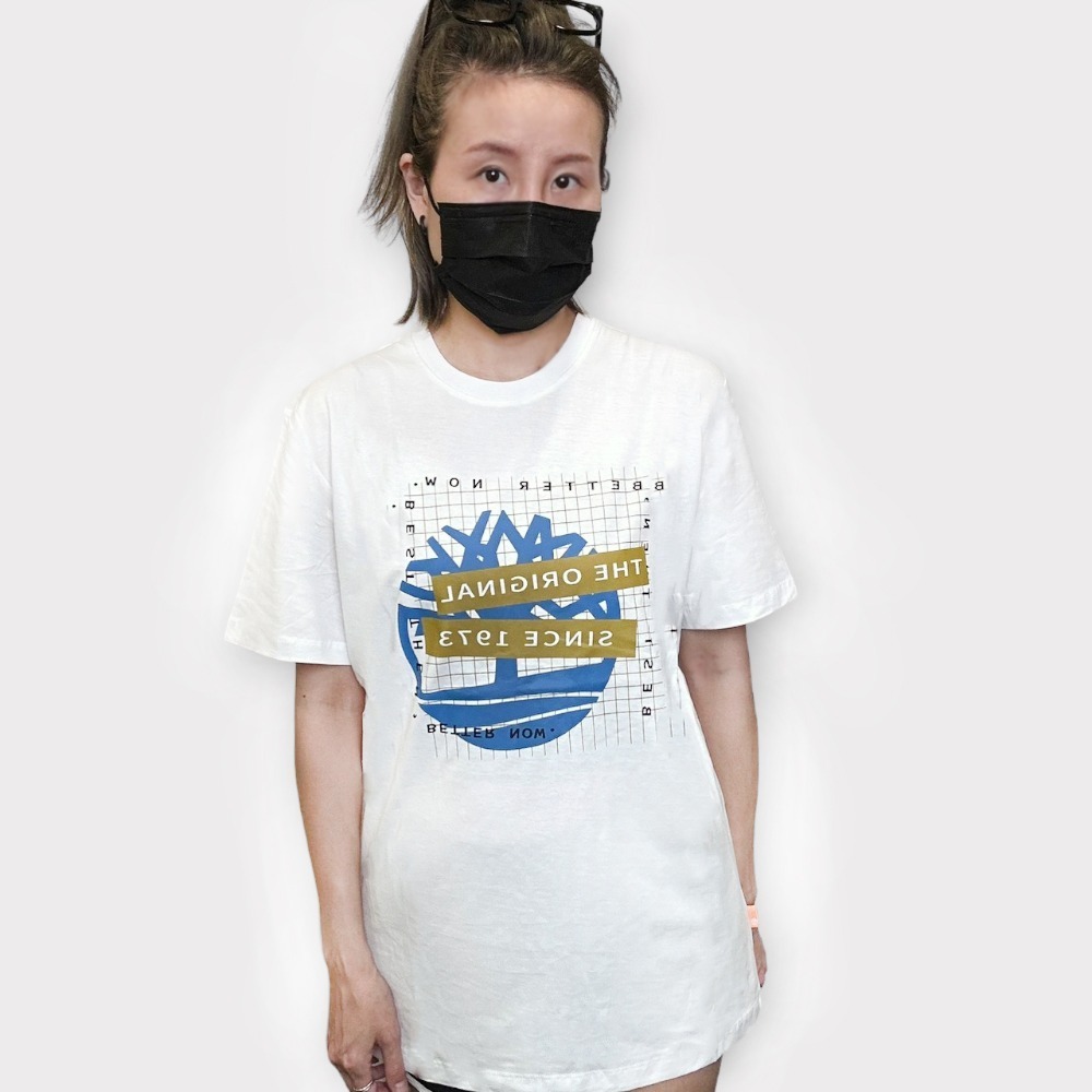 Timberland 基本經典 大樹 logo 短T 大Logo 夏季 休閒上衣 情侶款-細節圖2