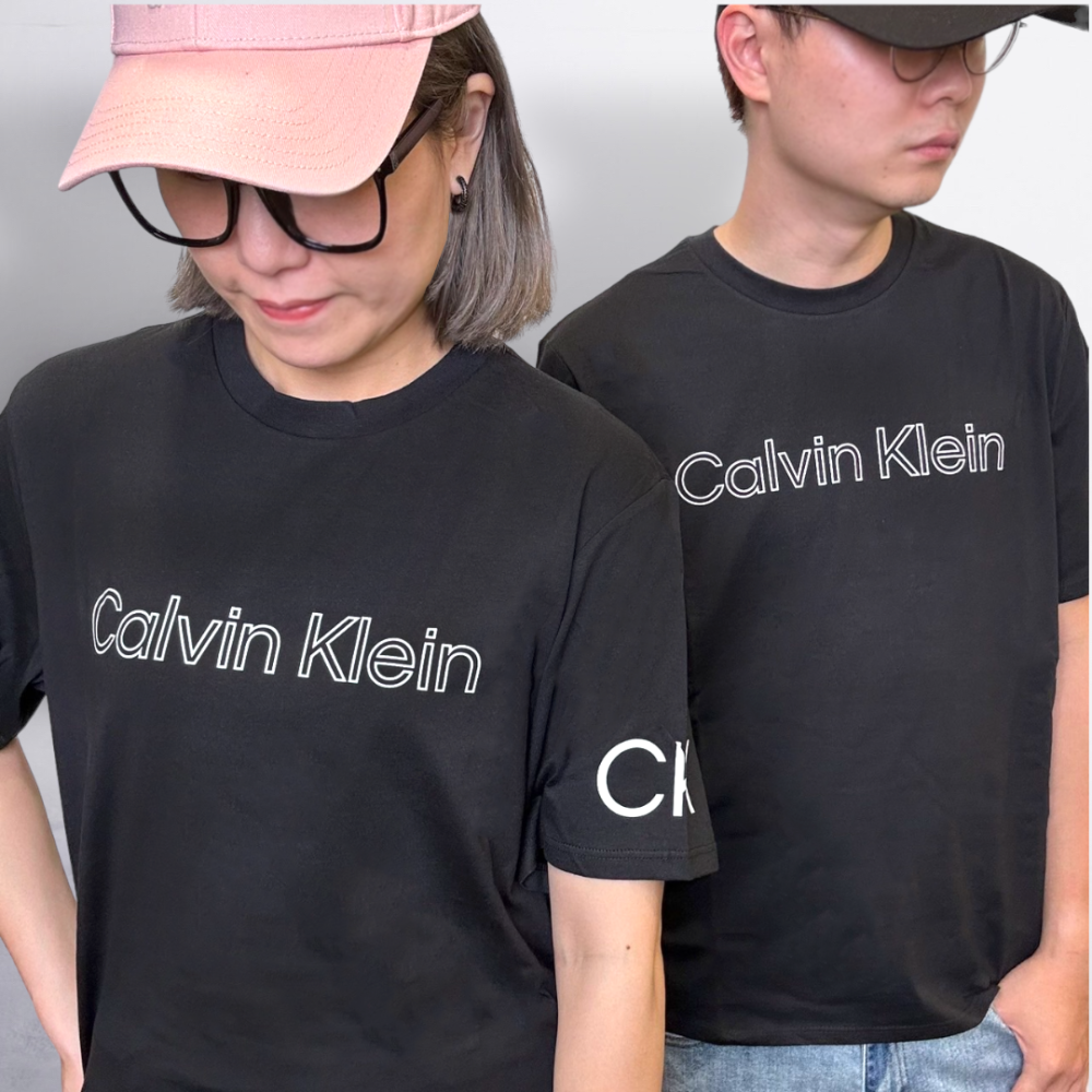 Calvin Klein 凱文克萊 CK 經典款 中LOGO 印膠 短袖 T-細節圖2