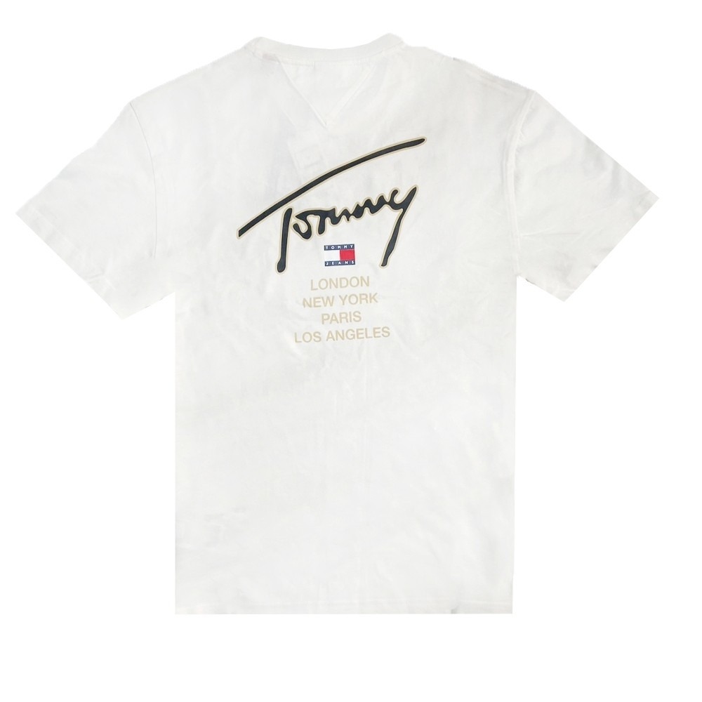 Tommy Hilfiger 湯米 金字 背後大LOGO 城市標語-細節圖3
