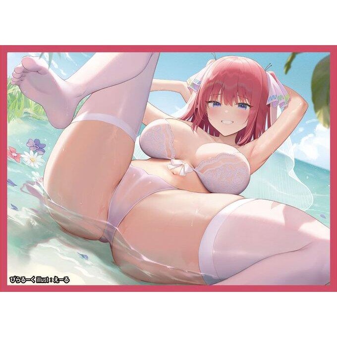 《好動漫》《多樣》現貨 日版 C101 ぴらるーく 五等分的花嫁 動漫卡套 中野二乃 1包60張-細節圖2