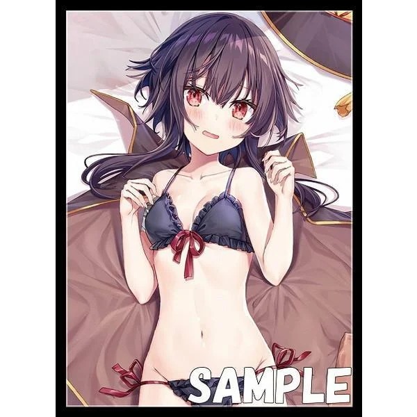 《好動漫》《多樣》現貨 日版 C102 ミッドナイトブルー 為美好的世界獻上祝福！ 動漫卡套 惠惠 1包60張-細節圖2