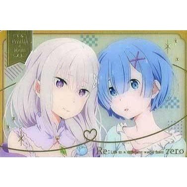 No.25 愛蜜莉雅&雷姆(金箔版)