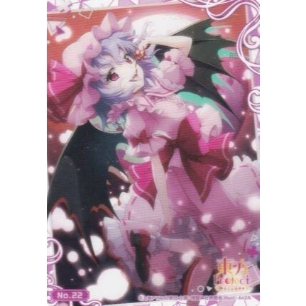 《好動漫》武士道 東方Project 東方紅魔鄉 第1彈 收集卡 收藏卡 透明卡 No.01~No.28(全種類)-規格圖1