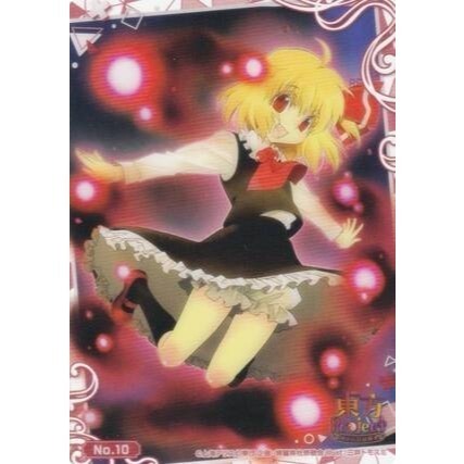 《好動漫》武士道 東方Project 東方紅魔鄉 第1彈 收集卡 收藏卡 透明卡 No.01~No.28(全種類)-規格圖1