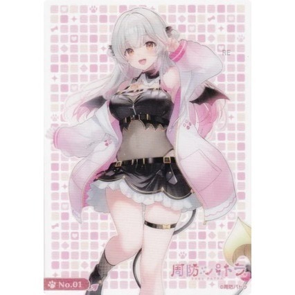 《好動漫》武士道 VTuber 周防帕特拉 第1彈 收集卡 收藏卡 透明卡 No.01~No.28(全種類)-規格圖1