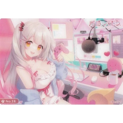 《好動漫》武士道 VTuber 周防帕特拉 第1彈 收集卡 收藏卡 透明卡 No.01~No.28(全種類)-規格圖1