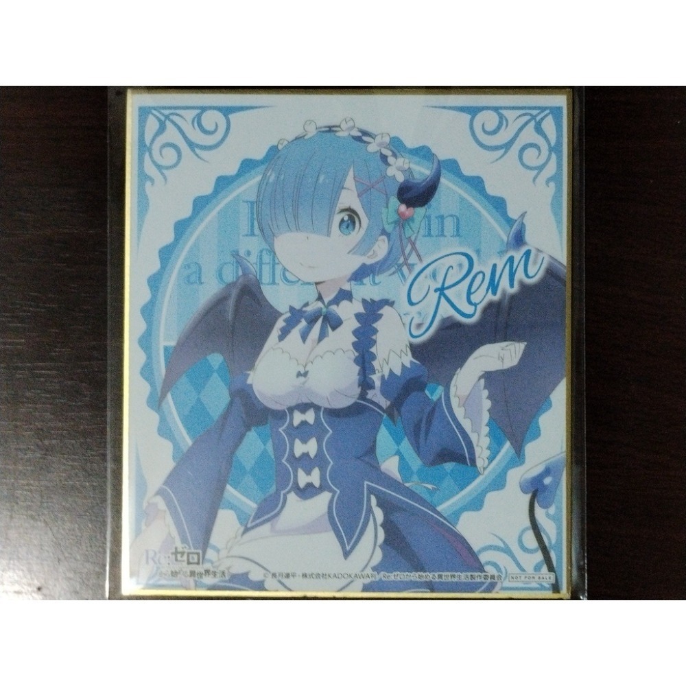 《好動漫》《無損》現貨 日版 LAWSON、SEGA 從零開始的異世界生活 精品色紙 No.01~16(全種類)-規格圖4