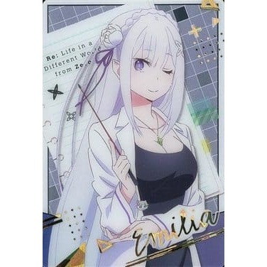 《好動漫》萬代 威化餅 從零開始的異世界生活 收藏卡 特別彈2 金屬質感卡 No.01~No.36(全種類)-規格圖1