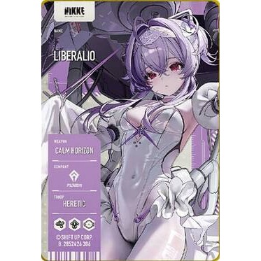 《好動漫》Carddass 勝利女神：妮姬 NIKKE 收藏卡 第4彈 金屬質感卡 No.01~No.24(全種類)-規格圖1