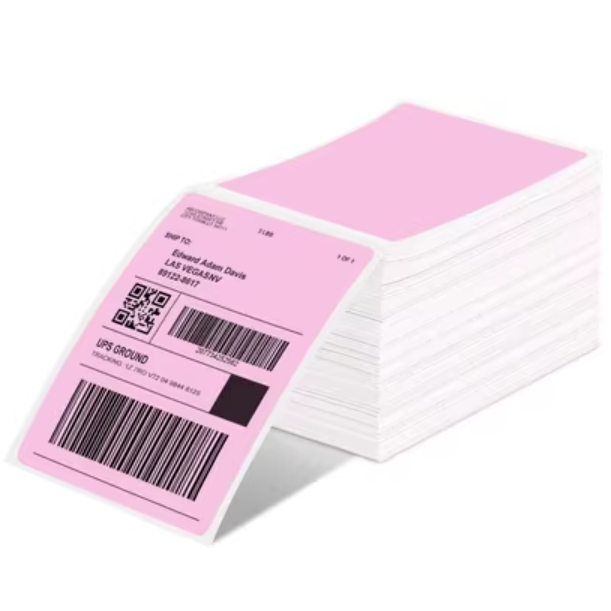 【超商4x6英吋出貨專用貼_多款顏色】Phomemo D520-BT 熱敏出貨標籤 扇形折疊標籤 500張入-細節圖3