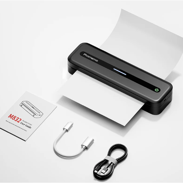 【新品9折】Phomemo M832 熱感隨身印表機 支援5種尺寸53/80/110/A4/Letter  3種紙張模式-細節圖7